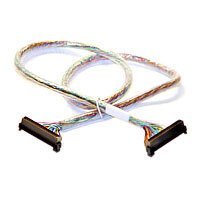 1M Int SCSI Round Cable 2CONN 68PIN No Term for Int Backplns Rohs