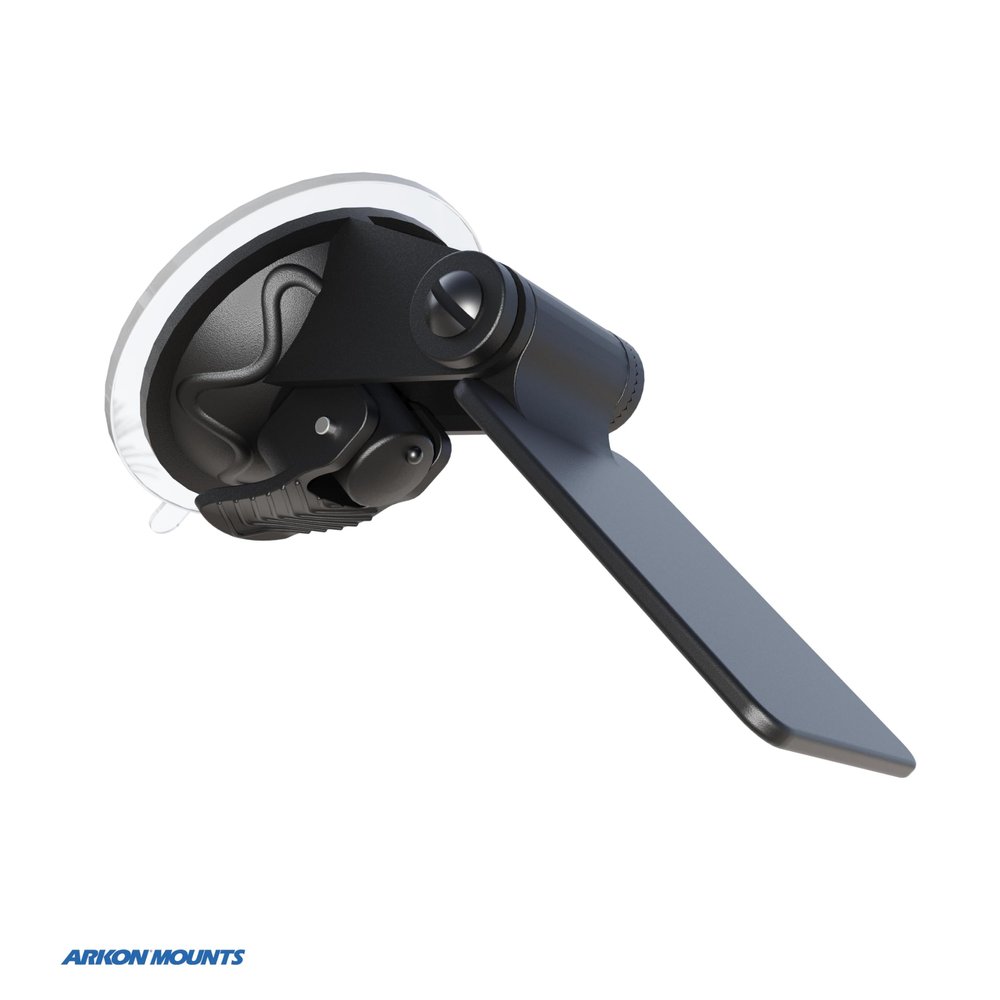 ARKON Mounts Windshield Suction Mount for EZ Pass Toll Transponders, Bluetooth GPS Receivers, and Radar Detectors | Strong Suction Mount | Reinforced Composite Construction for Durability | BT010