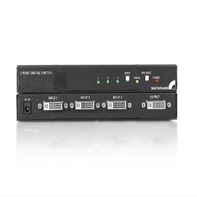 STARTECH.COM 3X1 HDcp Compliant Dvi Switcher with Remote Control