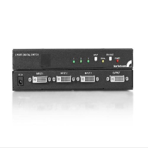 STARTECH.COM 3X1 HDcp Compliant Dvi Switcher with Remote Control