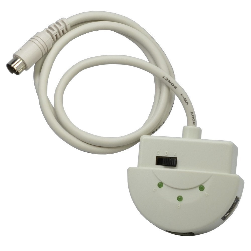 Across Mac Printer, Modem, Switching Charger Mini din8p Male  Mini din8p Female x 3 ame373