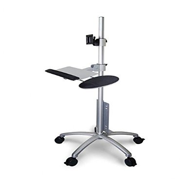 Modern Solid PA-22D-4 Mobile Workstation for Sitting Work Set Product PA-22D-4