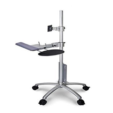 Modern Solid PA-22D-2A Mobile Workstation for Sitting Work Set Product PA-22D-2A