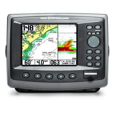 Humminbird Matrix 97 Combo 5.6-Inch Waterproof Fishfinder and Marine GPS Chartplotter