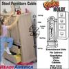 Quakehold! 2830 Furniture Cable Silver, 7 Inch view 4
