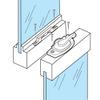 Prime-Line F 2588 Sash Lock, 2-1/16 In. Hole Centers, Fits Single and Double Hung vinyl Windows, Diecast, White, (Single Pack) view 3
