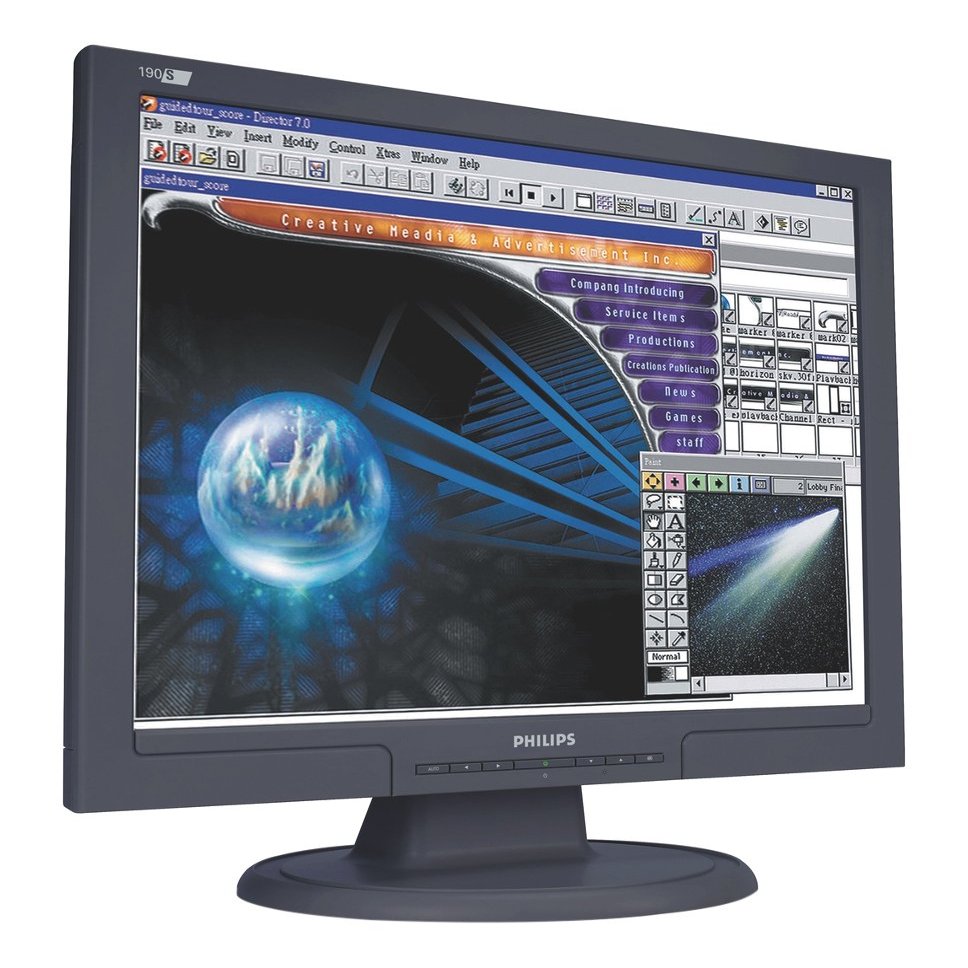 19IN LCD 700:1 1280X1024 75HZ Black VGA Dvi 8MS Rohs