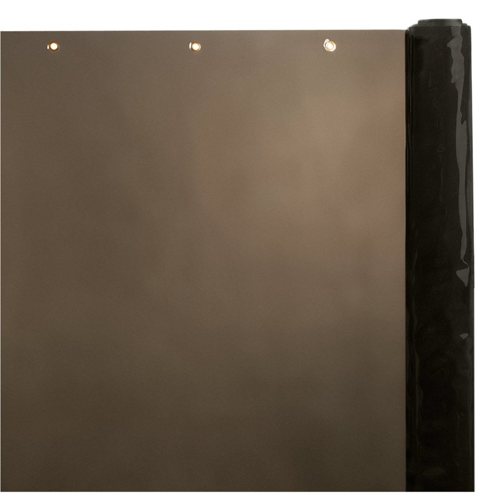 Steiner 332-60-25GR Arcview 14 Mil Flame Retardant Gray Tinted Transparent Vinyl Curtain Roll, Smoke Gray, 60-Inch x 25-Yard