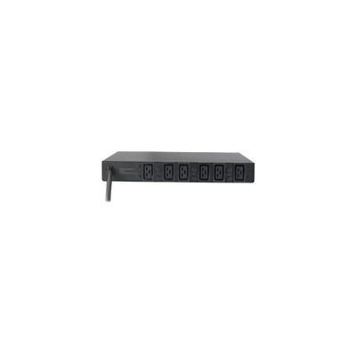 APC Rack Mount PDU, Basic 200V-240V/50A Three-Phase PDU, (6) Outlets, 1U Horizontal Rackmount (AP7516)