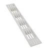 Plastic Zebra Louvered Vent White view 1