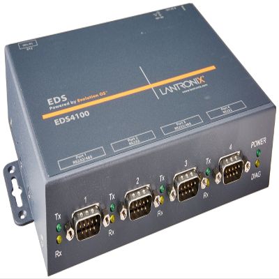 Lantronix Device Networking Ed41000p2-01 4port Terminal/device Server Intl Ps Ed41000p2-01