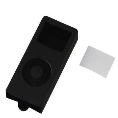 ELECOM AVD-SCANNBK Silicone Case for iPod Nano