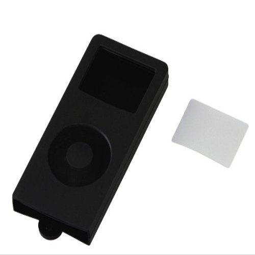 ELECOM AVD-SCANNBK Silicone Case for iPod Nano