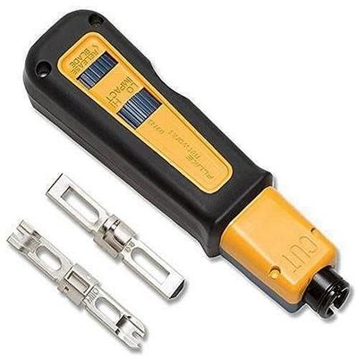Fluke Networks 10061501 D914S Impact Punch Down Tool with EverSharp 66/110 Plus Screwdriver Blade