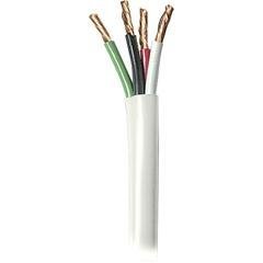 4-Conductor Custom Install Premium Speaker Cable - 500' White