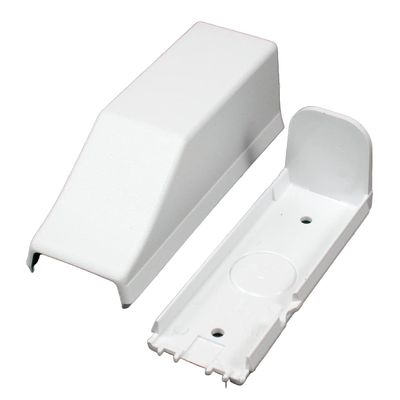 Legrand Wiremold NMW17 Nonmetallic Plastic Raceway for Extending Power, Transition Fitting for 1/2" Conduit, White (1 Pack)