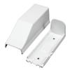 Legrand Wiremold NMW17 Nonmetallic Plastic Raceway for Extending Power, Transition Fitting for 1/2" Conduit, White (1 Pack) view 1