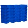 Akro-Mils 30220 AkroBins Plastic Storage Bins, 7"x4"x3", Blue, 24-Pack view 1