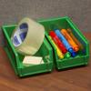 Akro-Mils 30220 AkroBins Plastic Storage Bins, 7"x4"x3", Blue, 24-Pack view 2