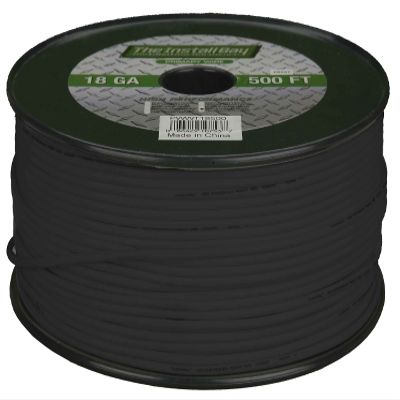 Metra Electronics PWBK18500 18GA 500-Feet Primary Wire, Black
