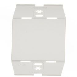 Leviton ACW14-W Blank Acenti Wallplate Insert, Engineering Grade Polymer, Box Mount, Alabaster