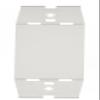Leviton ACW14-W Blank Acenti Wallplate Insert, Engineering Grade Polymer, Box Mount, Alabaster view 1