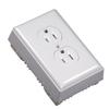 Legrand - Wiremold Outlet Box to Use As Wiremold Raceway, White Outlet Electric Box with Both the Outlet and Wiremold Box, NMW2-D view 1