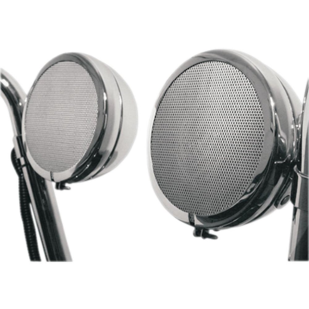 MH Instruments Rumble Road 46W Premium Chrome Speaker Kit With 1" Clamps 118