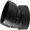 Charlotte Pipe Elbow Abs/Dwv 4" 22-1/2 Deg. Black view 1