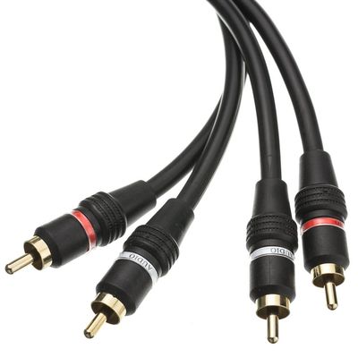 CableWholesale 25-Feet CBLWHL 2 RCA Male/2 RCA Male High Quality Audio Cable (10R2-02125)