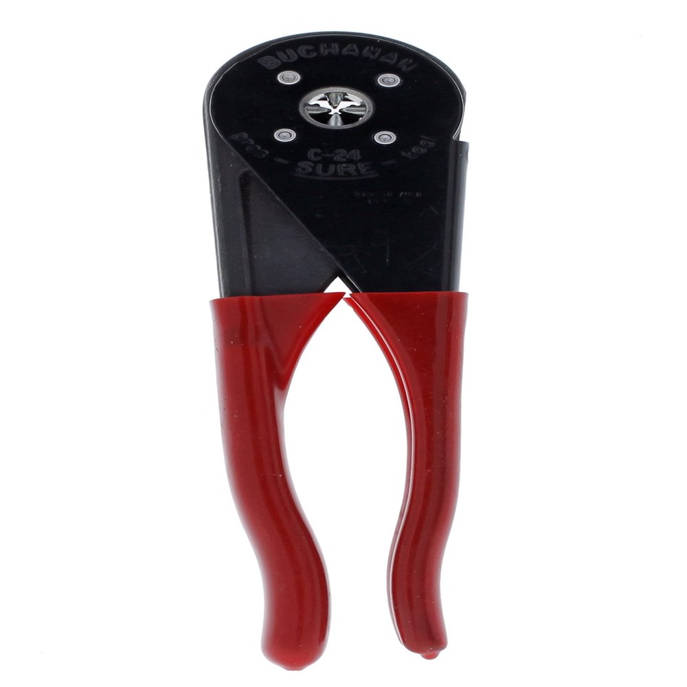 IDEAL INDUSTRIES INC. C24 Four-Way Crimp Tool  Spring Loaded, Fingertip Adjustment Wire Crimper for Two Connector Sizes