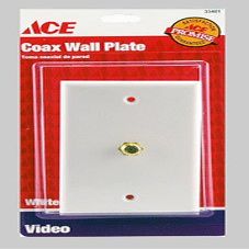 6 each: Ace Coaxial Wallplate (30712)