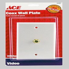 6 each: Ace Coaxial Wallplate (30712)