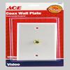 6 each: Ace Coaxial Wallplate (30712) view 1
