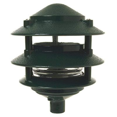 3-Tier Incandescent Garden Light, 1/2 in. NPT and 18 in. leads