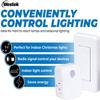 Westek Indoor Wireless Light Switch and Receiver Kit No Wiring Required, Up To 100ft Distance The Easy Way to Add a Switched Outlet, Ideal for Lamps,White,RFK1600LC view 3