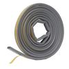 Frost King V27GA D-Section Rubber Self-Stick Weatherseal Tape, 9/16" W, 5/16" T, 10 ft L, Grey view 1