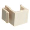 Keystone Insert, Beige/Ivory, Blank Insert Module for Wall Plate, Beige Keystone Jack Inserts for Wallplate, CableWholesale view 1