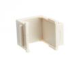 Keystone Insert, Beige/Ivory, Blank Insert Module for Wall Plate, Beige Keystone Jack Inserts for Wallplate, CableWholesale view 2