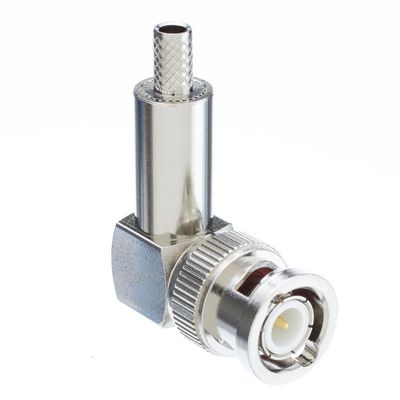 CableWholesale BNC Right Angle Crimp Connector for RG58 (31XR-00358)