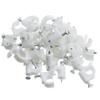 CableWholesale RG6 Cable-Clip, White, 100 Pieces per Bag (200-961) view 1