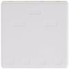 4 Port Keystone Jack Surface Mount Box, White, Surface Mount Box for Networking, Home Theatre, Security/Surveillance, Cablewholesale view 3