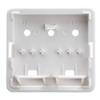 8 Port Keystone Jack Surface Mount Box, White, Surface Mount Box for Networking, Home Theatre, Security/Surveillance, Cablewholesale view 4