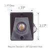 Replacement Dusk to Dawn Sensor for Outdoor Pole Lights - Automatic On/Off Light Sensor for Outdoor Lighting Steel Light Sensor, Black, Design House 502146 view 4