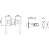 Design House 781831 Scroll Passage Hall and Closet Door Lever Satin Nickel view 2
