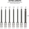 Neiko 10072A 3/8-Inch Drive Extra Long Allen Hex Bit Socket Set, SAE, 1/8-Inch - 3/8-Inch | S2 and Cr-V Steel, 7-Piece Set view 4