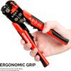 NEIKO 01924A 3-in-1 Automatic Wire Stripper, Cutter, and Crimping Tool, Auto Self-Adjusting Pliers that Cut up to 10 AWG view 4