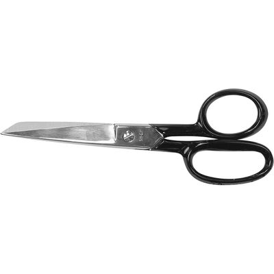 Westcott 10259 7-Inch Forged Nickel-Plated Scissors For Office and Home, Black