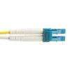 CableWholesale Fiber Optic Cable, 1 Meter (3.3 feet) LC to SC (Lucent Connector to Subscriber Connector) Duplex 9/125 OS2 Single-Mode Fiber Optic LC-SC Optical Connection Cable view 4