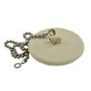 Danco Tub Drain Stopper, 1-3/8 in, Rubber, White (80783) view 1